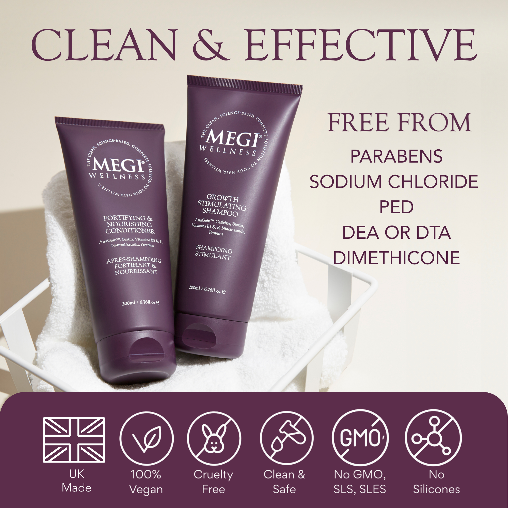 Megi® Wellness Fortifying & Deep Nourishing Conditioner