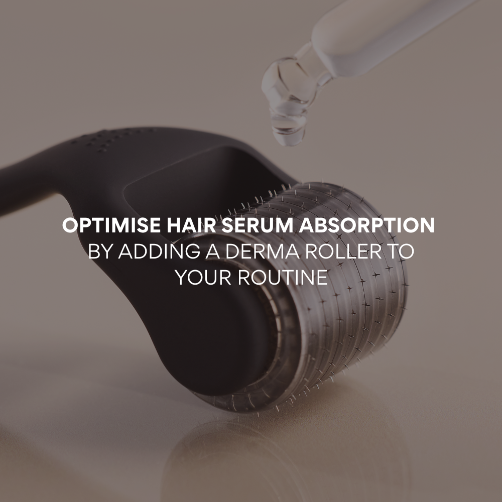 Optimise hair serum absorption by adding the Megi Derma Roller to your routine