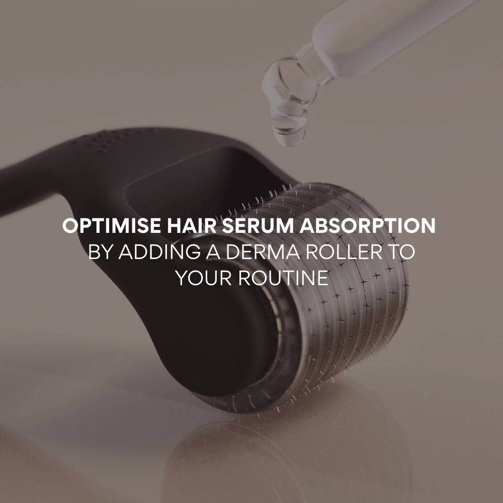 Optimise hair serum absorption by adding the Megi Derma Roller to your routine - MEGIWellness