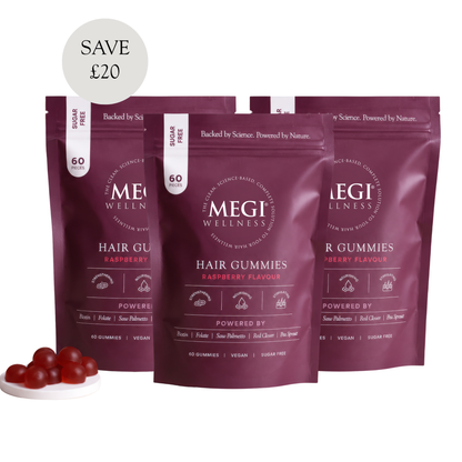 Megi Wellness Hair Gummies Bundle | 3 Month Supply