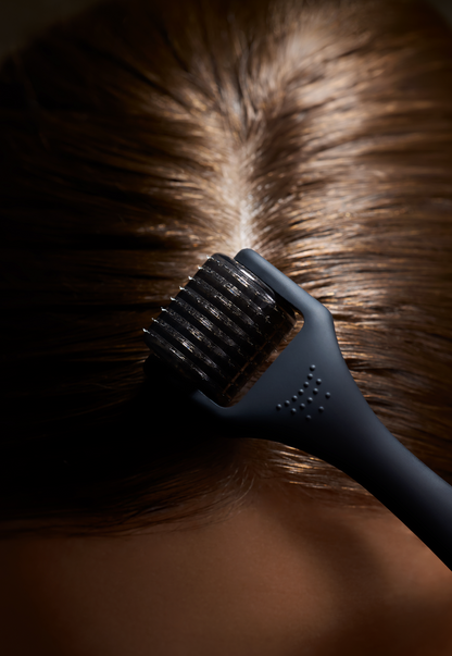 Megi Wellness Scalp Activation Duo | Derma Roller + Growth Stimulating Hair Serum