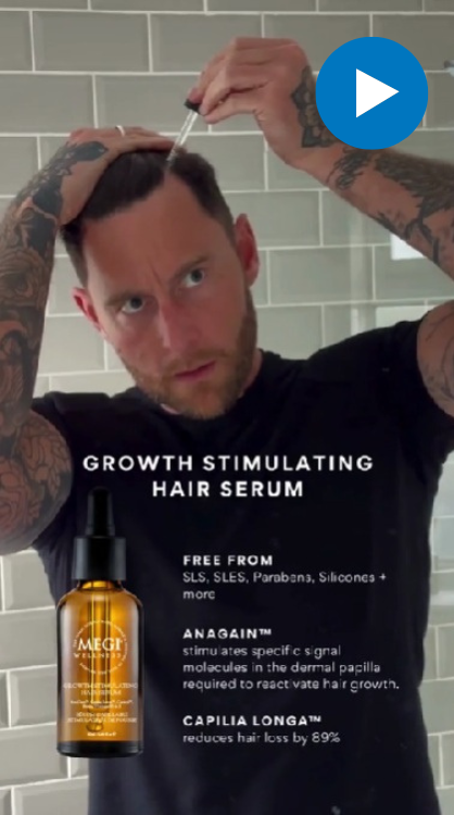 Megi Wellness Scalp Activation Duo | Derma Roller + Hair Serum