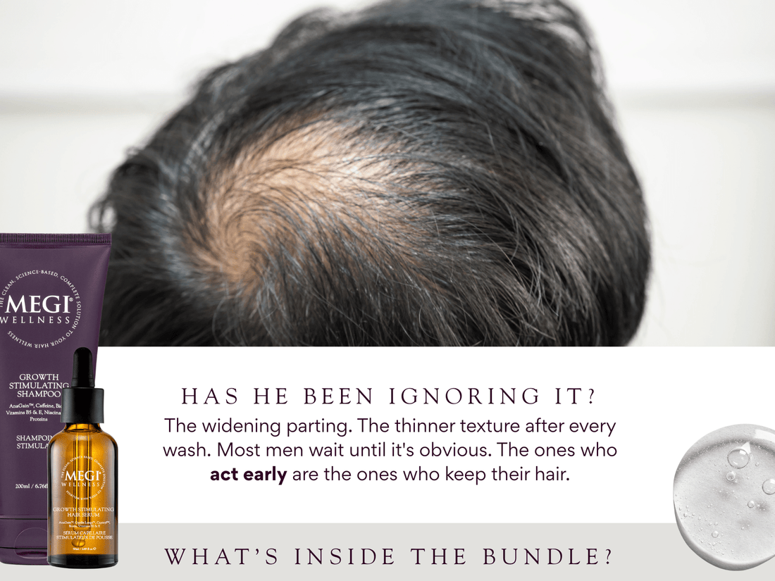 Hair Growth Serum for Thinning Hair | 89% Less Hair Loss - MEGIWellness