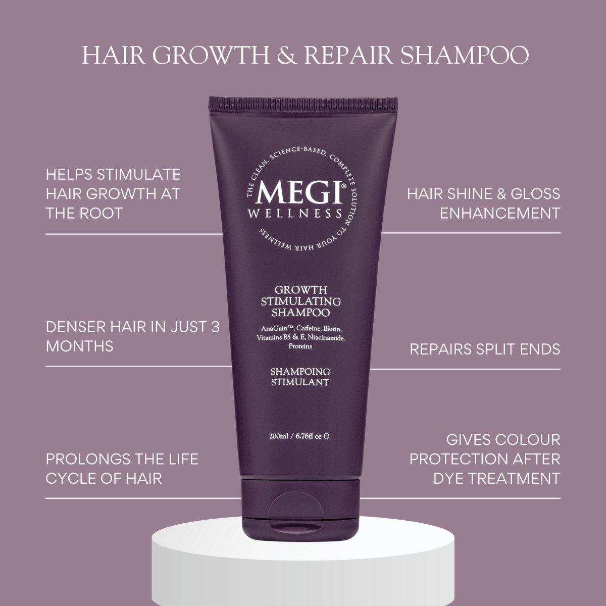 Megi® Wellness Growth Stimulating Shampoo - MEGIWellness