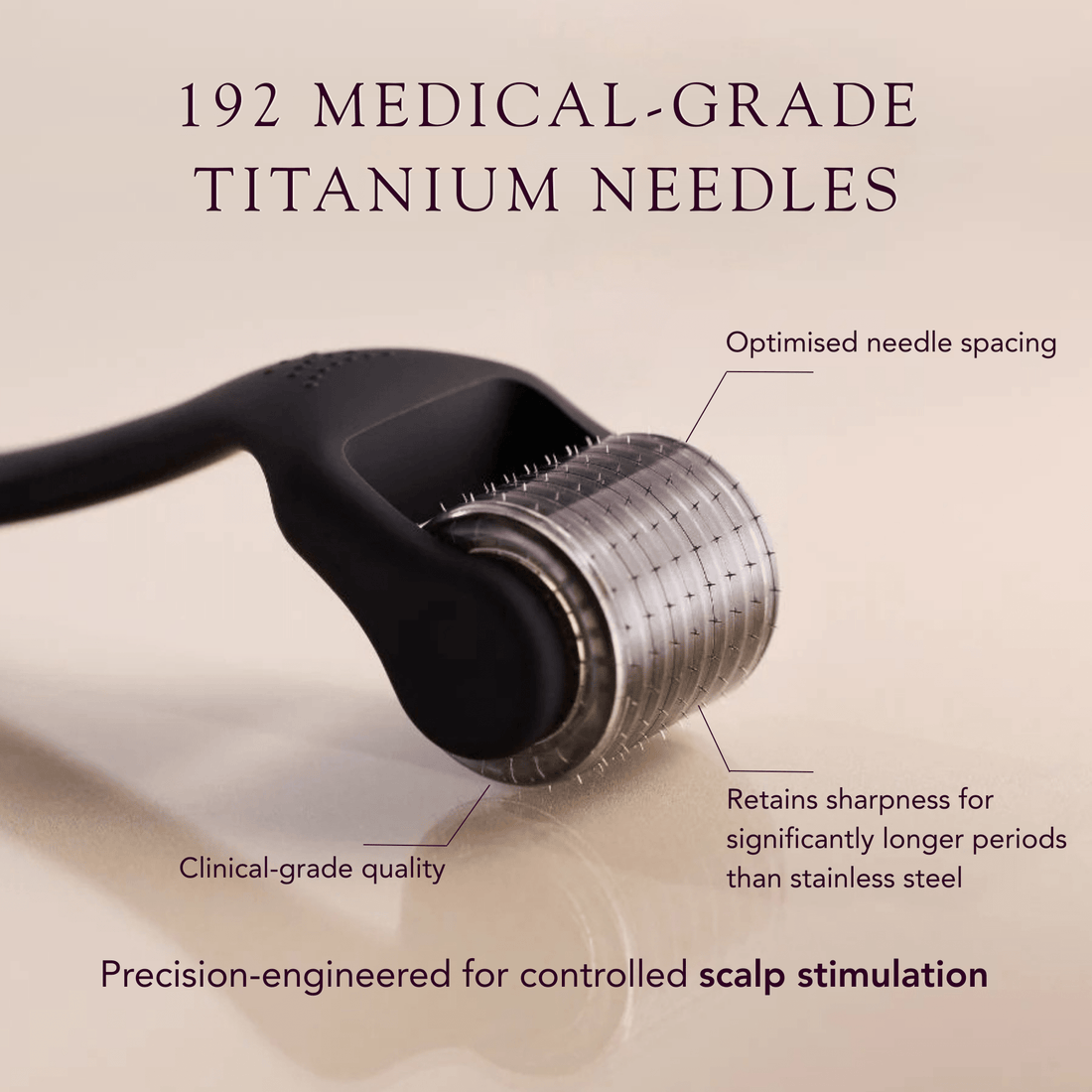 Scalp Activation Derma Roller. Scalp Microneedling