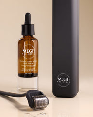 Megi Wellness Scalp Activation Duo | Derma Roller + Growth Stimulating Hair Serum