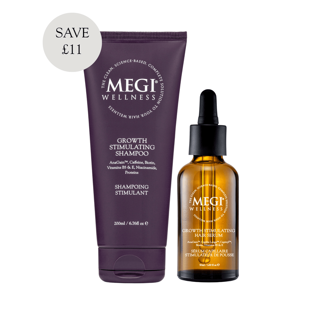 Shampoo &amp; Serum Bundle - MEGIWellness